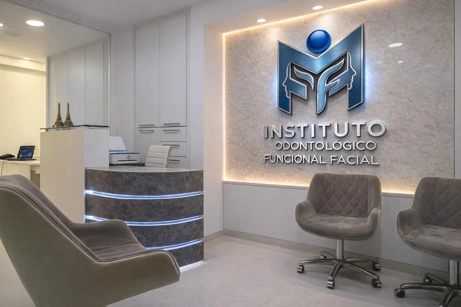 Consultório do Instituto Odontológico Funcional Facial em Moema